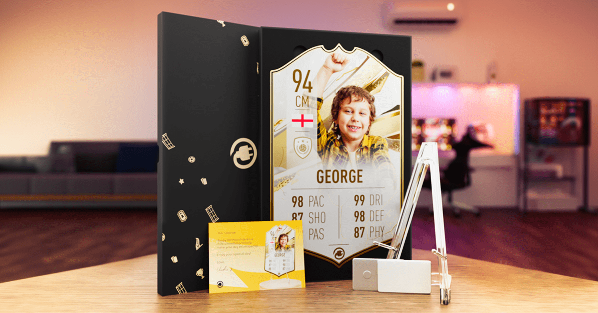 Personalised Football Cards | Custom Football Gift | CardsPlug